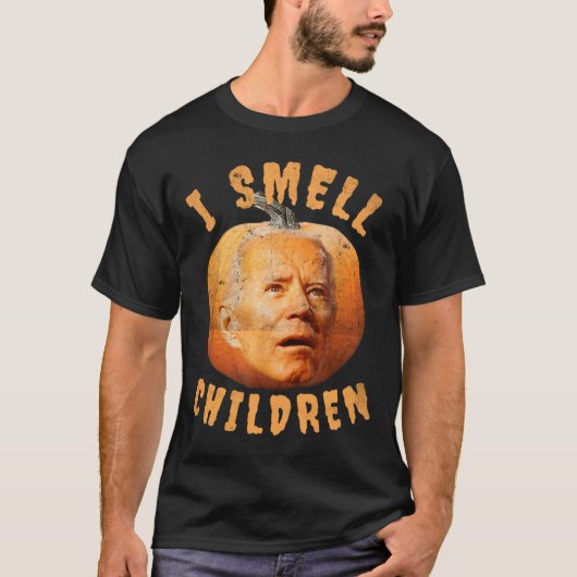 I-Smell-Children anti-joe Biden Funny Witches Hall T-shirt (Voorkant)