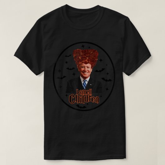 I-Smell-Children anti-joe Biden Funny Witches Hall T-shirt (Design voorkant)