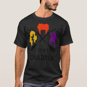 I Smell Children Funny Witches Halloween Party Co T-shirt