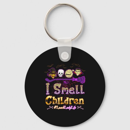 I Smell Children Lunch Lady Life Halloween Lunch L Sleutelhanger (Voorkant)