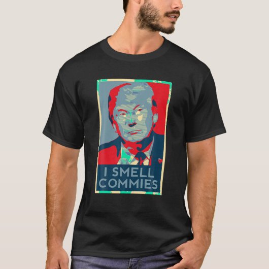 I Smell Commies Trump 2024 Grappige Donald Trump N T-shirt (Voorkant)