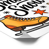 I Smell Snow Cute Christmas &amp; Winter Vibes Lov Poster (Hoek)