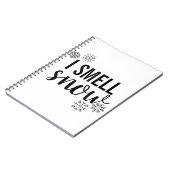 I Smell Snow Notitieboek (Linkerzijde)