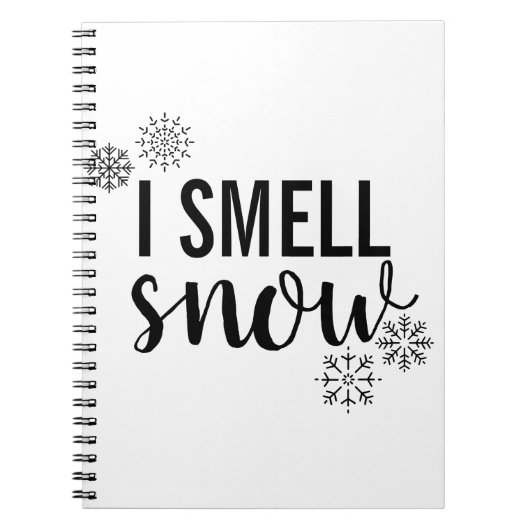 I Smell Snow Notitieboek (Voorkant)