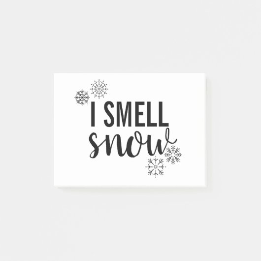 I Smell Snow Post-it® Notes (Voorkant)
