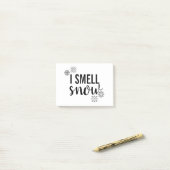 I Smell Snow Post-it® Notes (Op bureau)