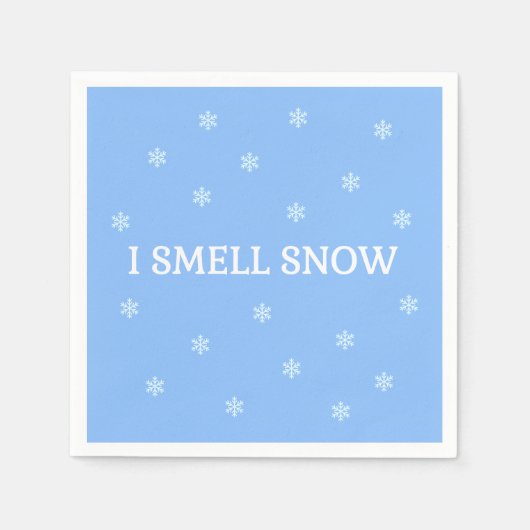 I Smell Snow Servet (Voorkant)