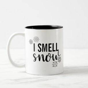 I Smell Snow Tweekleurige Koffiemok