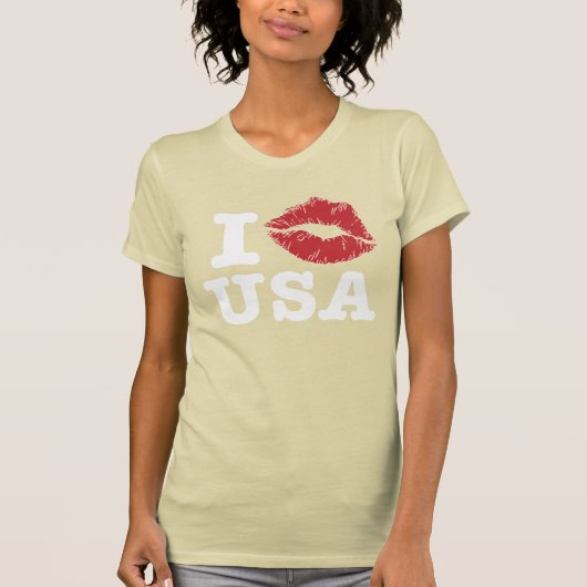 I Smooch USA Shirten T-shirt (Voorkant)