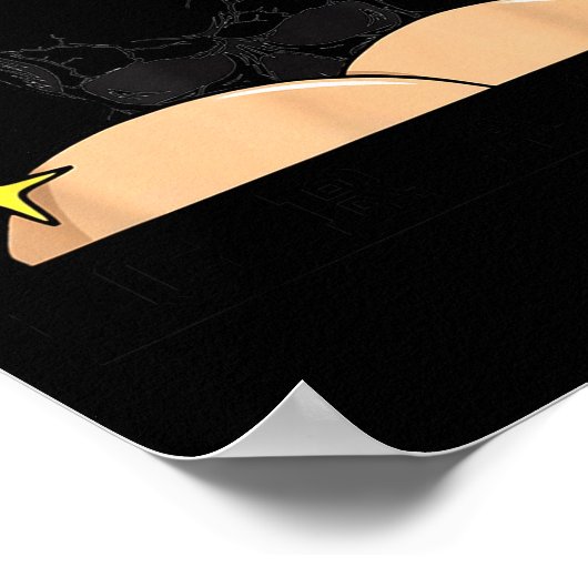 I Snort Crack Skeleton Funny Skull Butt Soky Hallo Poster (Hoek)