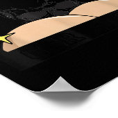 I Snort Crack Skeleton Funny Skull Butt Soky Hallo Poster (Hoek)