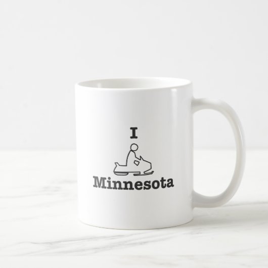 I Snowmobile Minnesota Koffiemok (Rechts)