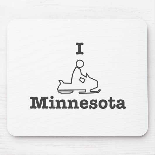 I Snowmobile Minnesota Muismat (Voorkant)
