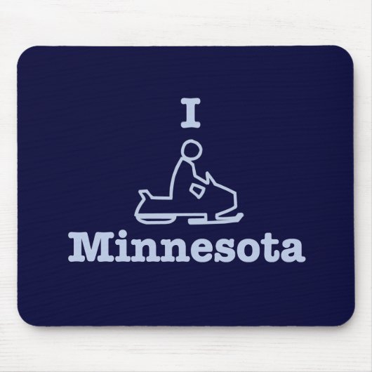I Snowmobile Minnesota Muismat (Voorkant)