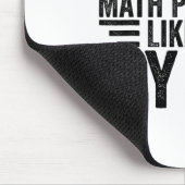 I Solve Math Problems Like It's My Job Funny Back  Muismat (Hoek)