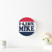 I-SOORT-MIKE-BUTTON RONDE KLOK (Huis)