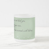 I Soothe and Heal: Rumi-geïnspireerde offerte ontw Matglas Koffiemok (Center)