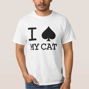 'I SPADE MY CAT' CAT LOVER RESCUMENT T-SHIRT