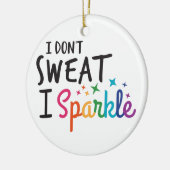 I Sparkle Keramisch Ornament (Links)