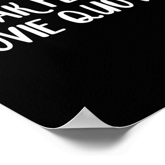 I Speak Fluent Movie Quotes  Poster (Hoek)