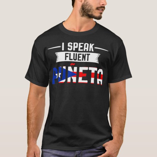 I speak fluent Puneta Puerto Rico Pullover (Voorkant)