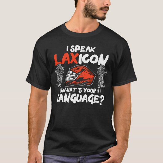 I Speak Laicon Whats Your Language Sports friend T-shirt (Voorkant)