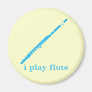 I Speel Flute Magneet