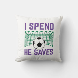 I Spend He Saves Kussen