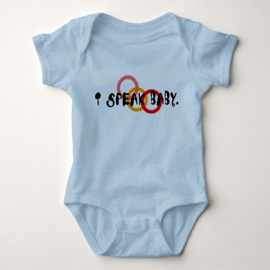 I SPREK BABY ROMPER (Voorkant)