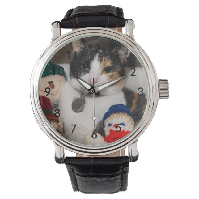 I Spy A Calico Horloge (Voorkant)
