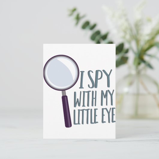 I Spy Briefkaart (Staand voorkant)