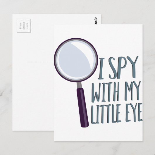 I Spy Briefkaart (Voorkant / Achterkant)