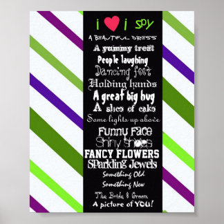I SPy bruiloft poster