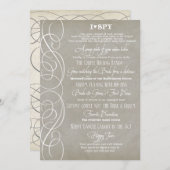 I Spy Heart Typographic Photo Reception Game Kaart (Voorkant / Achterkant)