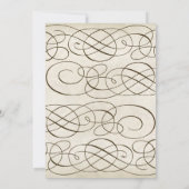 I Spy Heart Typographic Photo Reception Game Kaart (Achterkant)