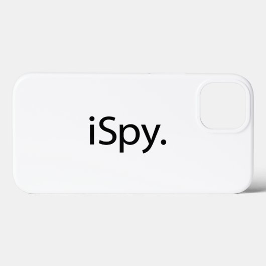 I Spy (iSpy) Case-Mate iPhone Case (Achterkant (horizontaal))