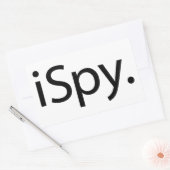 I Spy (iSpy) Rechthoekige Sticker (Envelop)