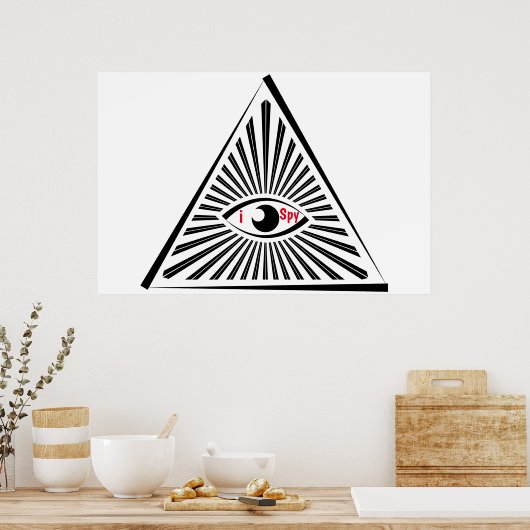 I Spy Poster (Keuken)