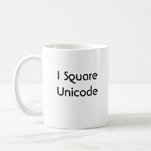 I Square Unicode-Mok Koffiemok