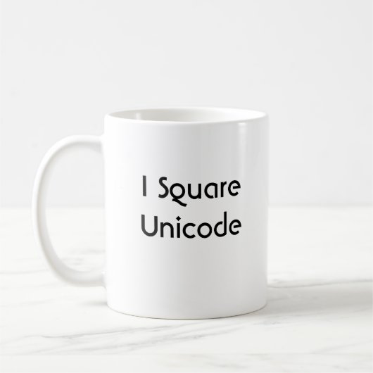I Square Unicode-Mok Koffiemok (Links)