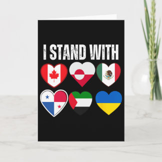 I Stand With Canada Greenland Mexico Panama Gaza U Kaart