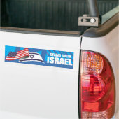 I STAND WITH ISRAEL BUMPERSTICKER (Op Truck)