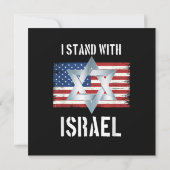 i stand with israel kaart (Achterkant)