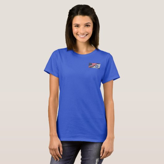 I Stand with Israel - T-shirt voor dames (Voorkant volledig)