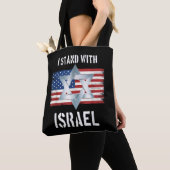 i stand with israel tote bag (Dichtbij)