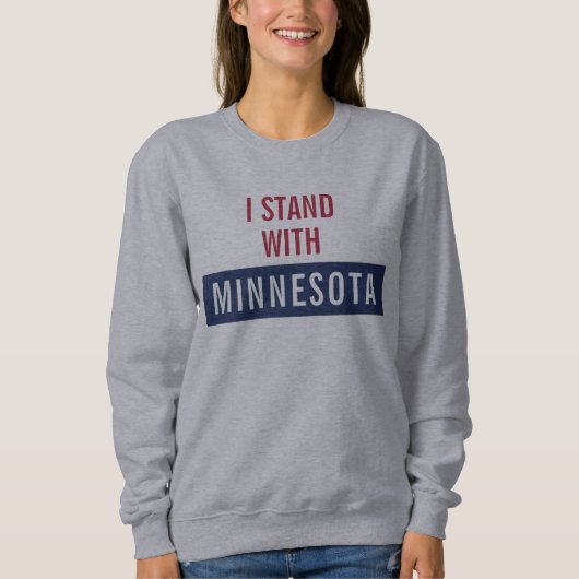 I Stand With Minnesota  Trui (Voorkant)