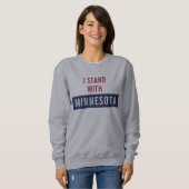 I Stand With Minnesota  Trui (Voorkant volledig)