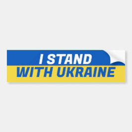 I Stand With Oekraïne Bumpersticker