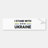 I Stand With Oekraïne Bumpersticker (Voorkant)