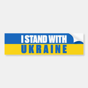 I Stand With Oekraïne Bumpersticker